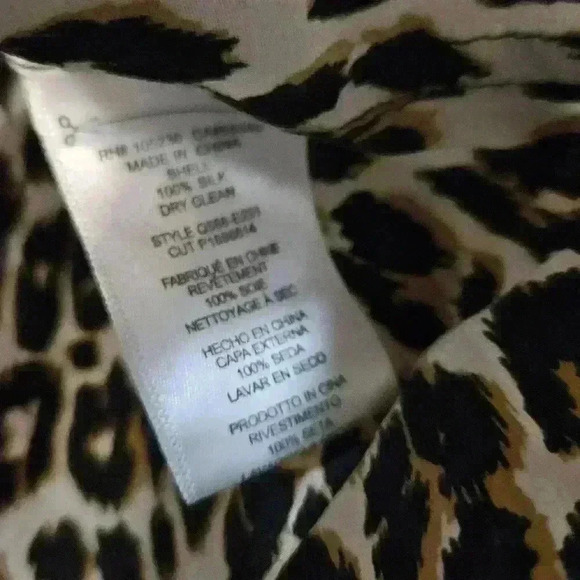 Equipment Silk Leopard Print Femme Button Down - Picture 7 of 7